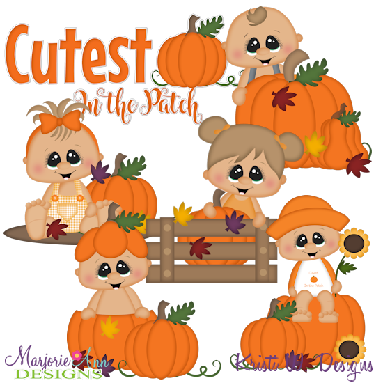 The Cutest Pumpkin SVG Cutting Files Includes Clipart - Click Image to Close